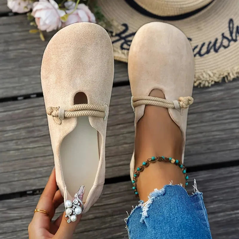 Lara - Damen Slip-on Bequeme Flache Schuhe