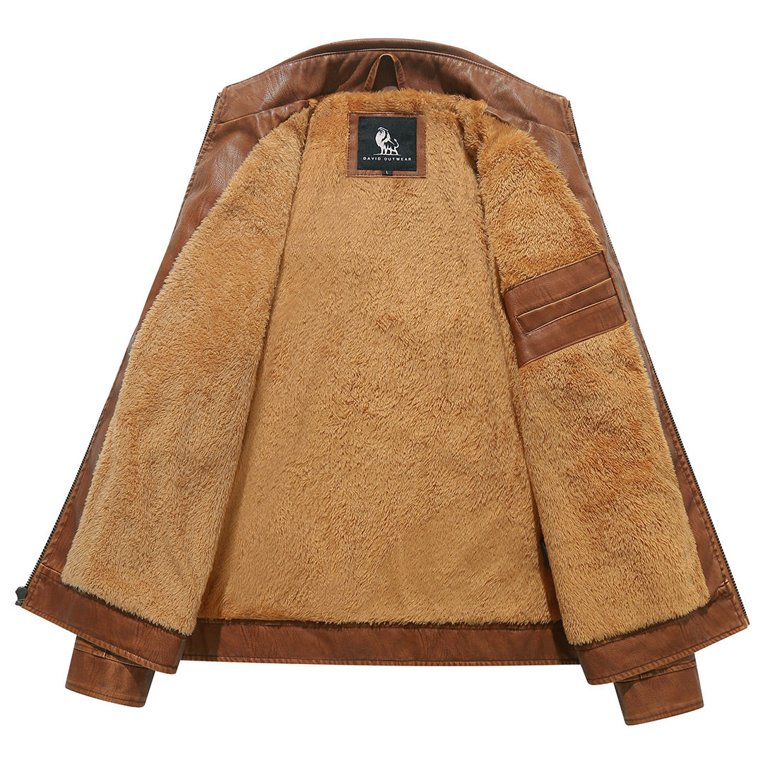 Bikerjacke aus Fleece