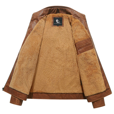 Bikerjacke aus Fleece