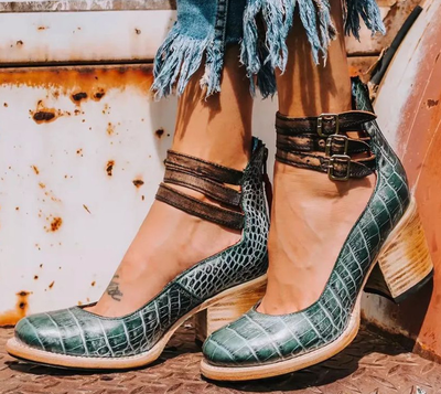 Ginevra™ | Mehrspangen-Pumps mit klobigem Absatz