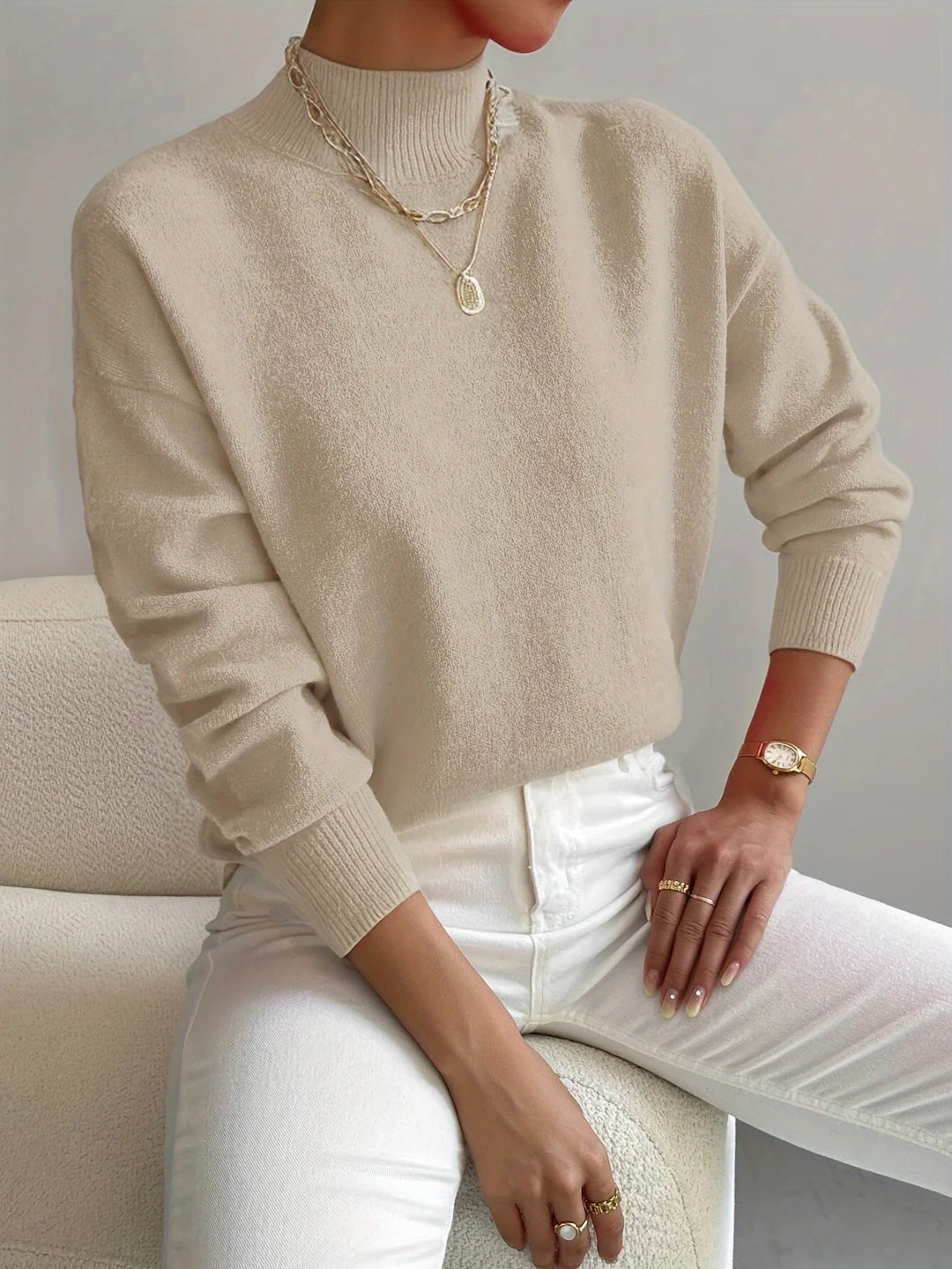 Susanne - Kaschmir-Rollkragenpullover