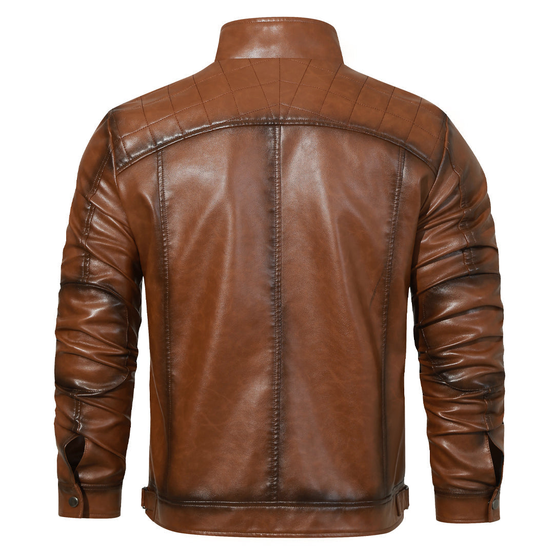Roadster-Lederjacke