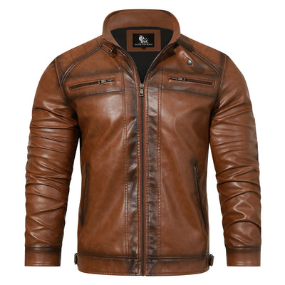 Roadster-Lederjacke