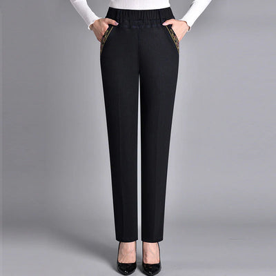 Adelheid - Damenjeans mit Gummibund und Seitentaschen